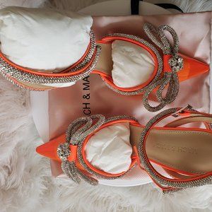 **SOLD**Mach & Mach Double Bow High Heels